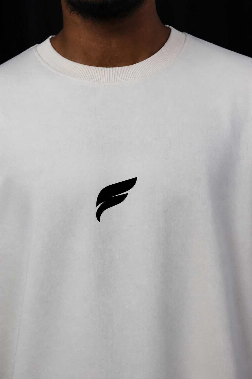 SOLIDS - White Oversized T-shirt