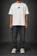 SOLIDS - White Oversized T-shirt