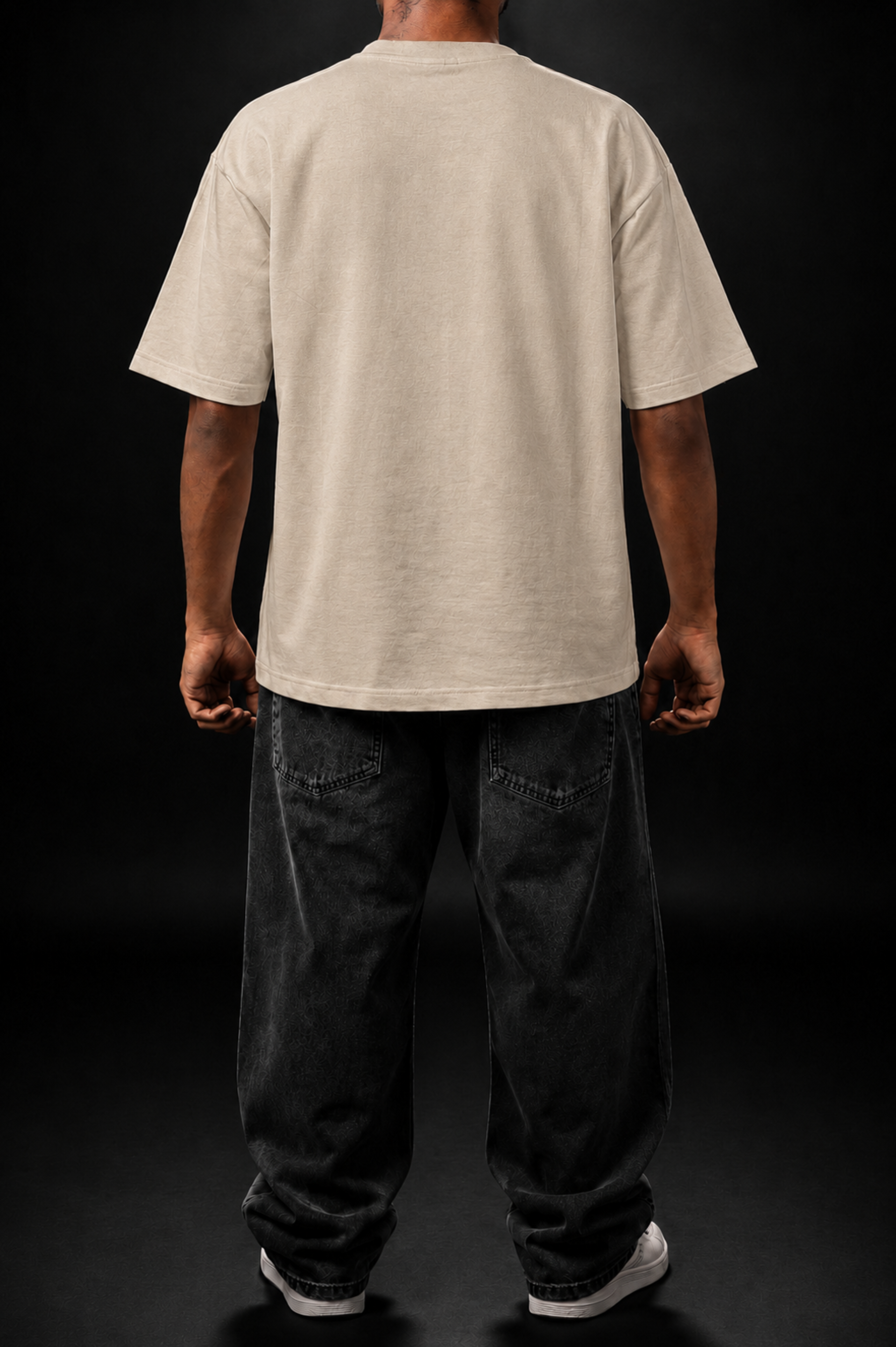 SOLIDS - Beige Oversized T-shirt