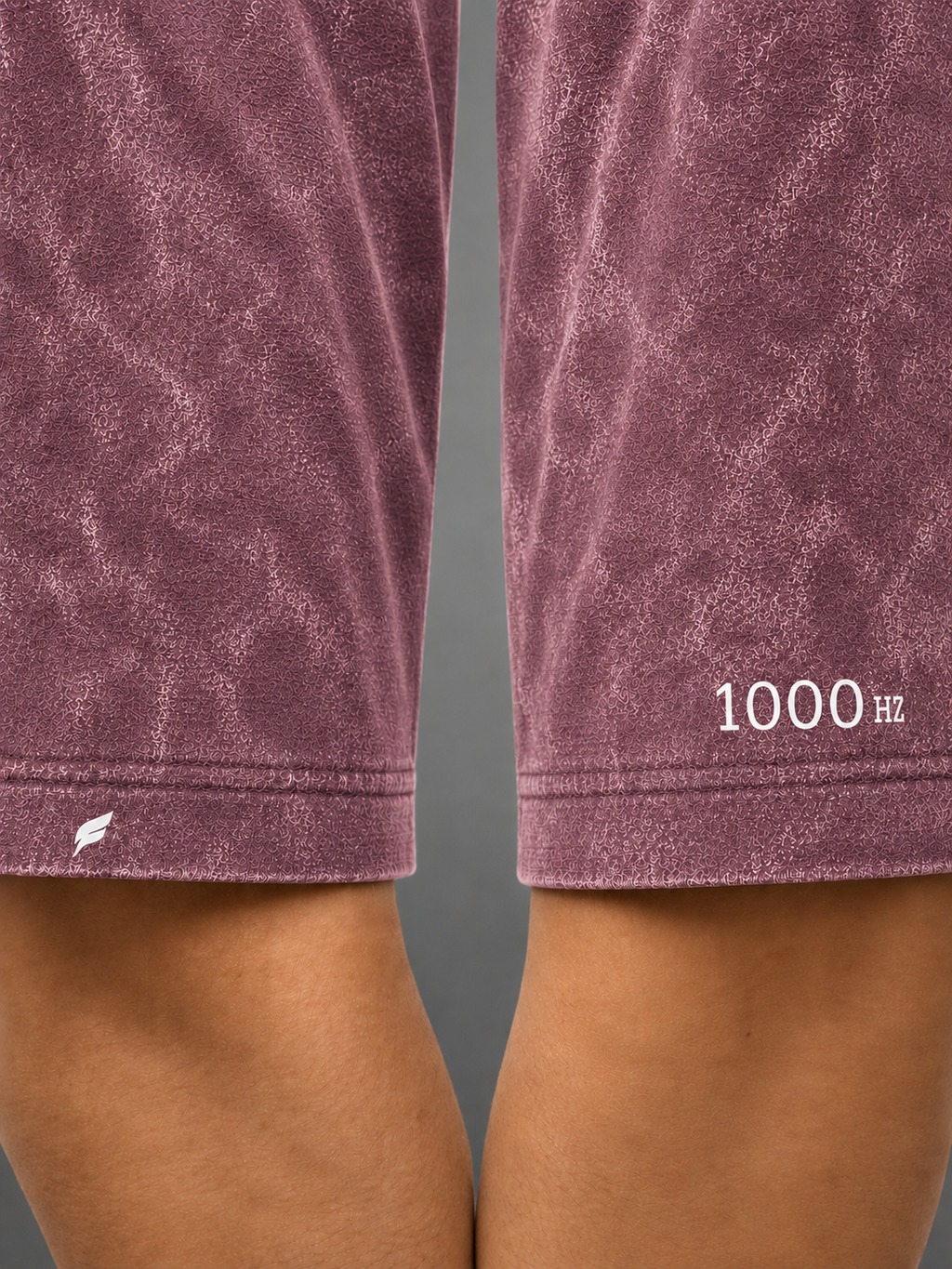 THE WATCHER - Grey Pink down shoulder T shirt