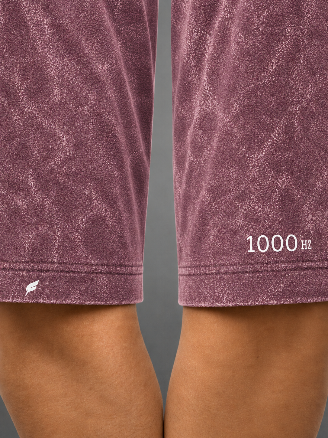 THE WATCHER - Grey Pink down shoulder T shirt