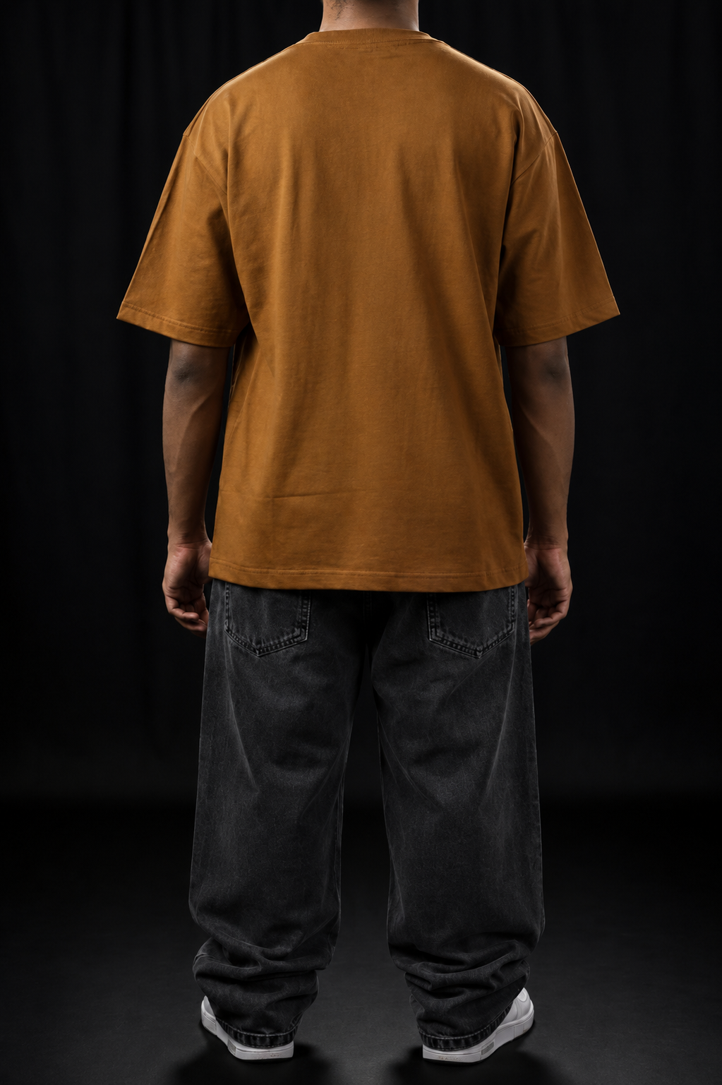 SOLIDS - Orange Oversized T-shirt