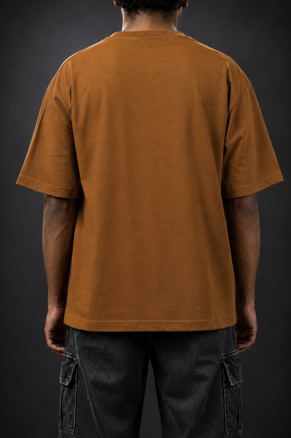 SOLIDS - Orange Oversized T-shirt