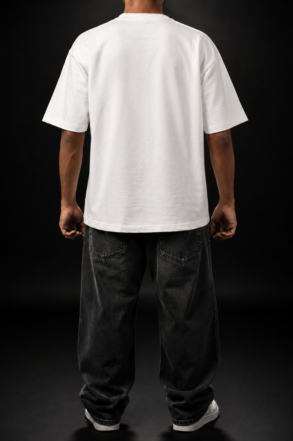 SOLIDS - White Oversized T-shirt